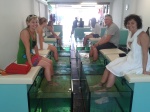 and here fish in another way - using for pedicure, calla ratjada, mallorca